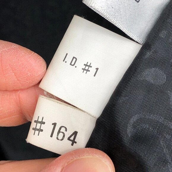 G-III Vintage Black  1980s Leather w/ Paisley Suede Trim Trench Coat LG - Picture 13 of 15